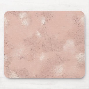 Mousepad Padrão Manchado de Rosa Mínimo