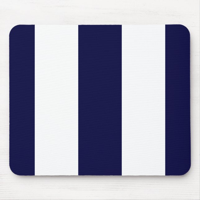 Mousepad Padrão marinho azul e branco de distribuição muito (Frente)