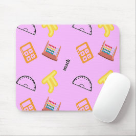 Mousepad Padrão matemático a rosa