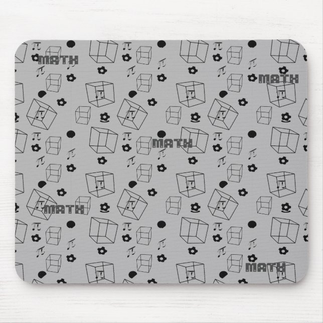 Mousepad Padrão matemático moderno (Frente)