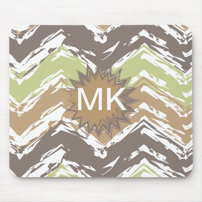Mousepad Padrão Melon Brandy Scribble ZigZag (Frente)