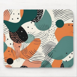 Mousepad Padrão mínimo sem costura Abstrato - Geométrico (1