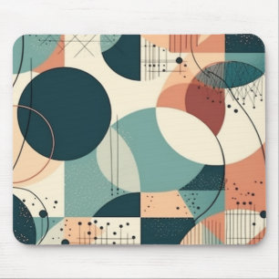 Mousepad Padrão mínimo sem costura Abstrato - Geométrico (2