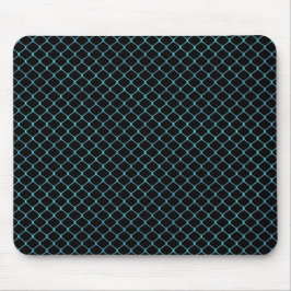 Mousepad Padrão moderno da corrente de vedação azul Elegant
