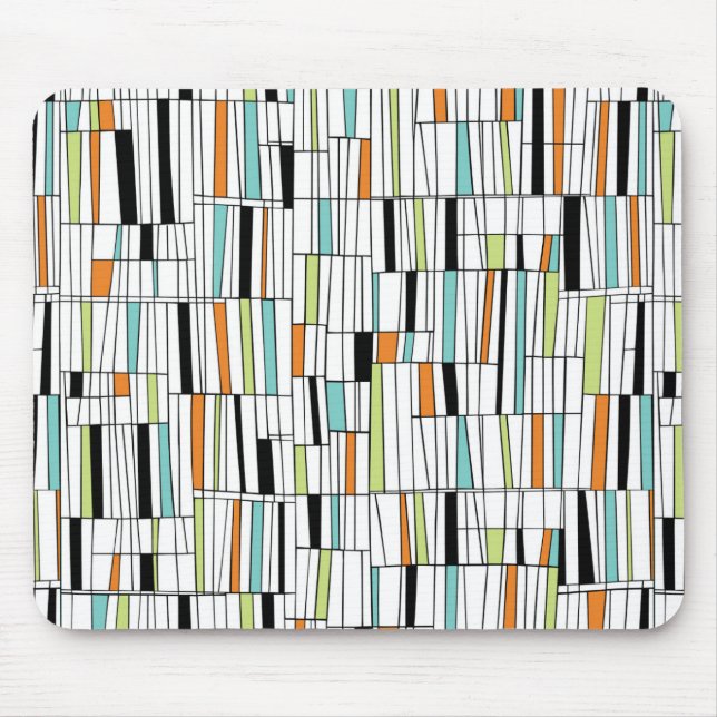 Mousepad Padrão moderno do meio século (Frente)