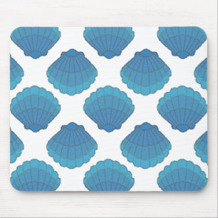 Mousepad Padrão Mosaico Azul