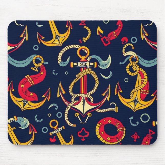 Mousepad Padrão Náutico (Frente)