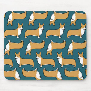 Mousepad Padrão Pembroke Welsh Corgis