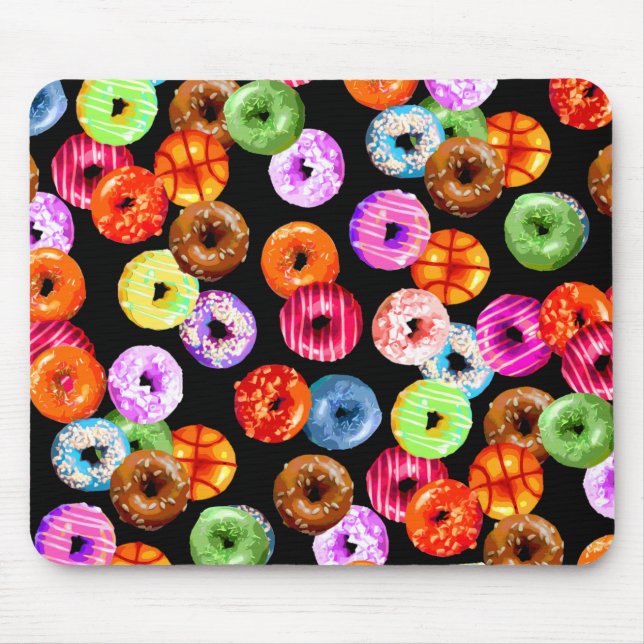Mousepad Padrão perfeito do Rosquinha + seu backgr. & ideia (Frente)
