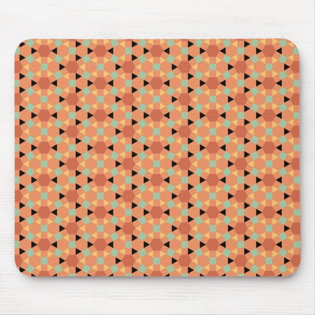 Mousepad padrão persa hexagonal (Frente)