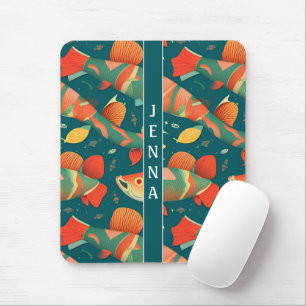 Mousepad Padrão Personalizado Geométrico do Arapaima