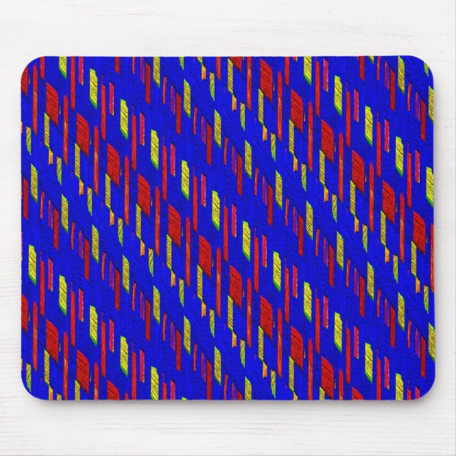 Mousepad Padrão pintado por abstrato (Frente)