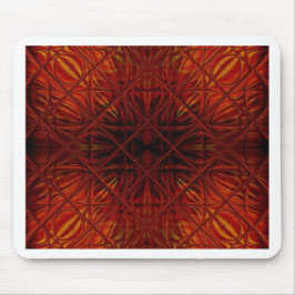 Mousepad Padrão Preto Vermelho Escuro