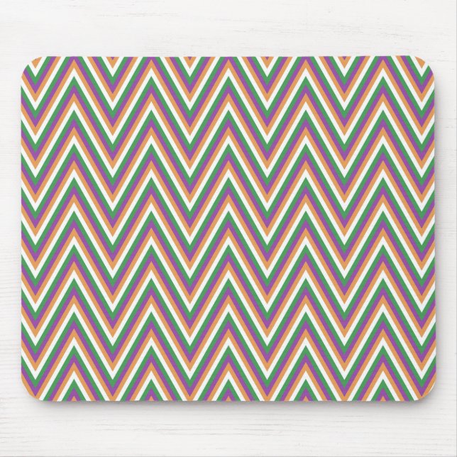 Mousepad Padrão Retro Chevron Legal (Frente)