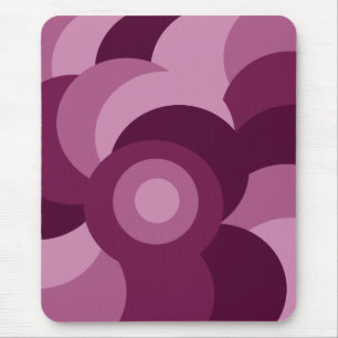 Mousepad padrão roxo rosado feminino
