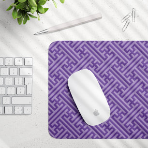 Mousepad Padrão Sayagata, japonês, roxo e rosa