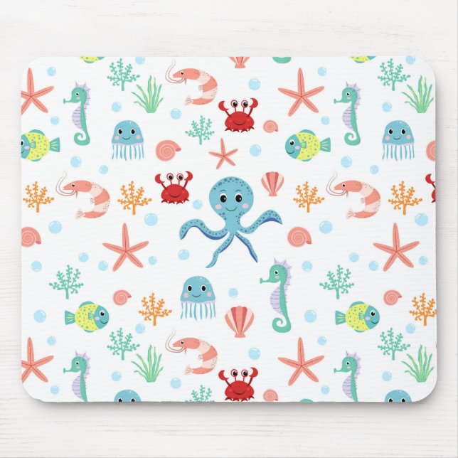 Mousepad Padrão Sea World (Frente)
