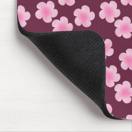 Mousepad Padrão sem costura do Flor Frangipani Rosa