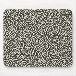 Mousepad Padrão sem costura do Livro de Composição Preto