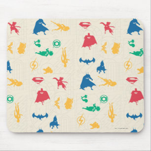 Mousepad Padrão Silhouette da Liga Super-Animais e Justiça