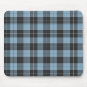 Mousepad Padrão simples de tartan em turquesa
