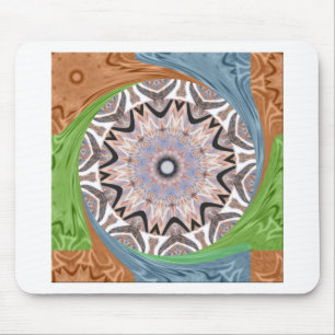 Mousepad Padrão tradicional africano de feijão