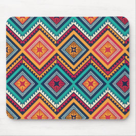 Mousepad Padrão tribal colorido