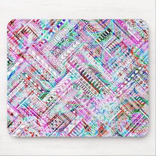 Mousepad Padrão tribal colorido bonito