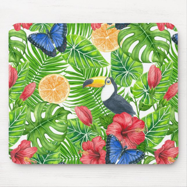 Mousepad Padrão tropical (Frente)