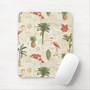 Mousepad Padrão tropical floridiano