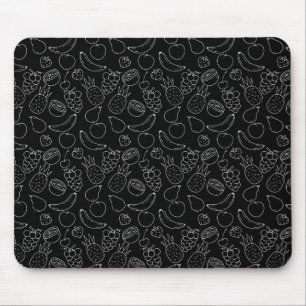 Mousepad padrão uniforme de fruta   Padrão de superfície
