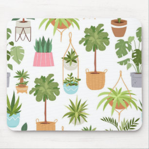 Mousepad Padrão vegetal