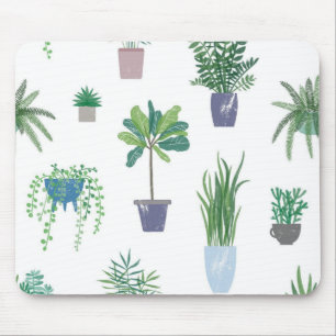 Mousepad Padrão vegetal