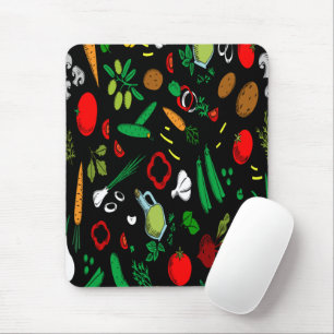 Mousepad Padrão Vegetal de Multicromia  
