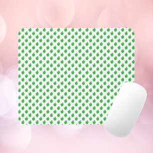 Mousepad Padrão Verde da Fruta Apple