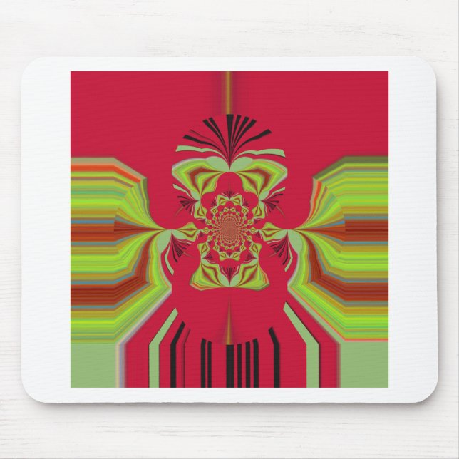 Mousepad Padrão Vermelho Hakuna Matata (Frente)