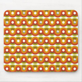 Mousepad Padrão Vintage Retro Smiley Nº 02
