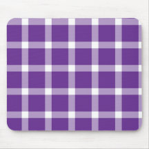 Padrão Xadrez Gingham Roxo e Branco Moderno