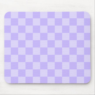 Mousepad Padrão Xadrez Lavanda Monocromático