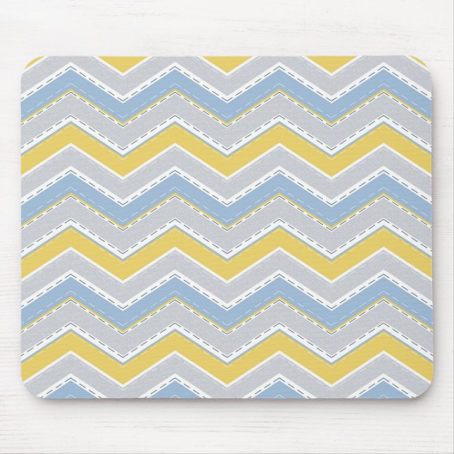 Mousepad Padrão Zigzag (Frente)