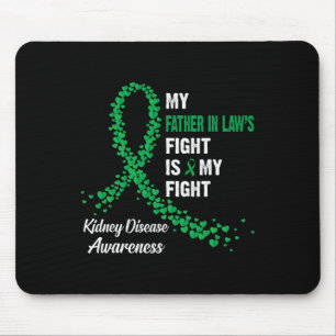 Mousepad Padre em Direito Combatendo Minha Doença do Rim