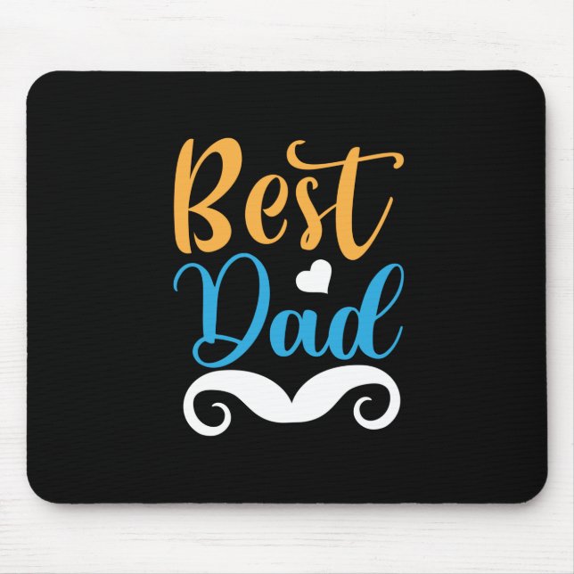 Mousepad Padre Gifts | Melhor Pai (Frente)