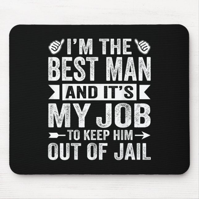 Mousepad Padrinho de Casamento Padrinhos de Casamento Engra (Frente)