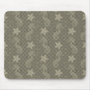 Mousepad Padrões Antigos Para Cavalo De Maré E Frigorífico