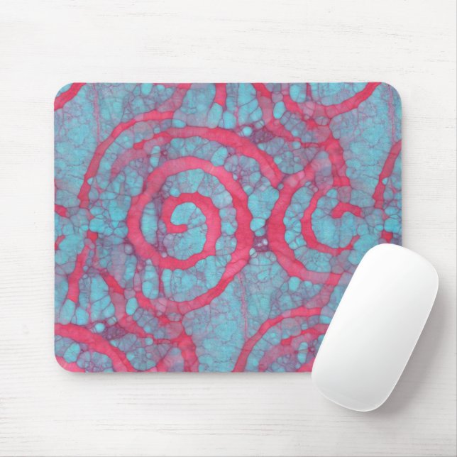 Mousepad Padrões de Arte de Espíritos Fedorentos Azuis Bril (Com mouse)
