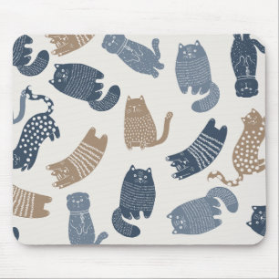 Mousepad Padrões de Cat bonito HP