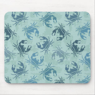 Mousepad Padrões De Corante De Caranguejos