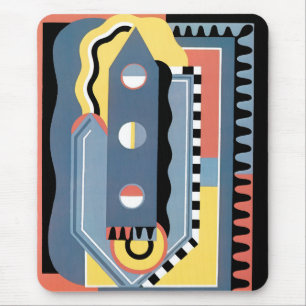 Mousepad Padrões geométricos do jazz de Pochoir do art de