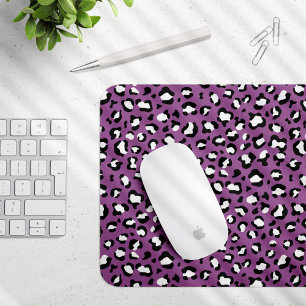 Mousepad Padrões-leopardo, manchas-leopardo, leopardo roxo