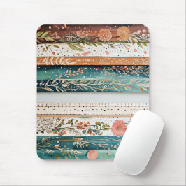 Mousepad padrões mistos shabby chic